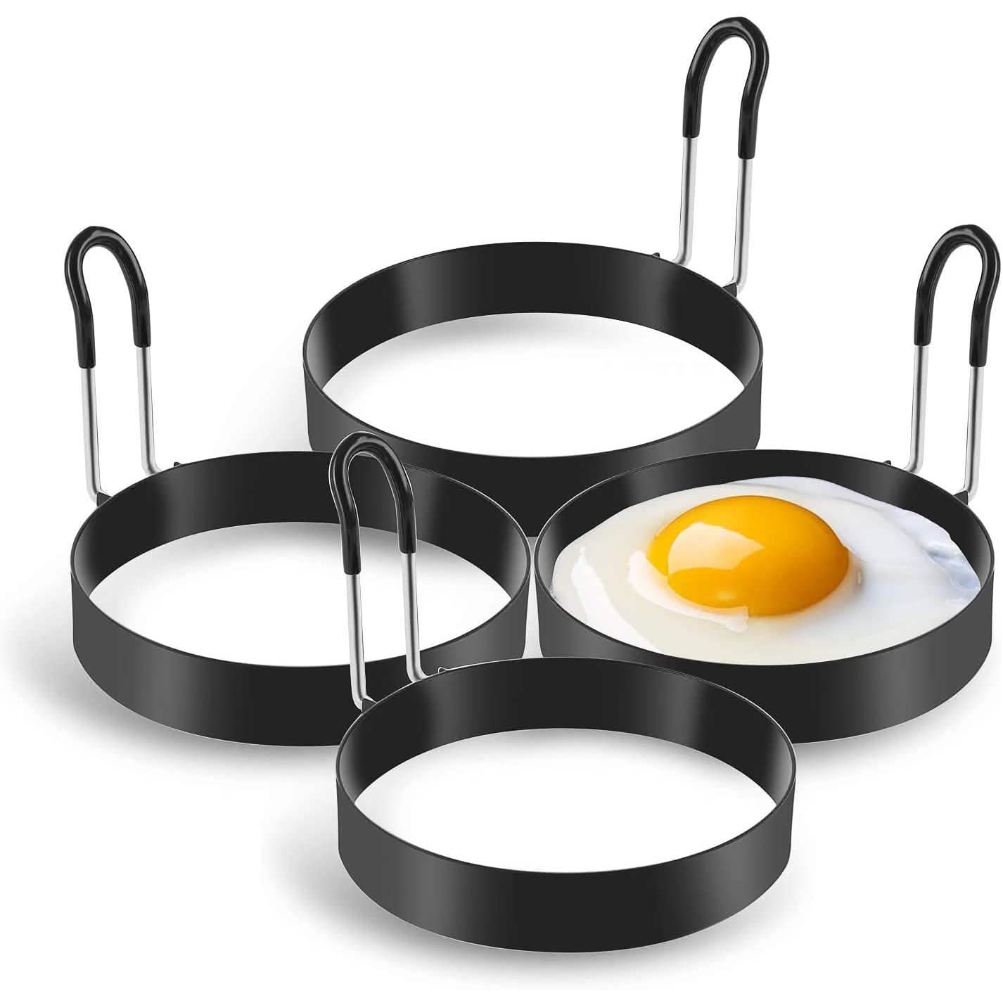 4-Pack: Stainless Steel Egg Cooking Ring DailySale