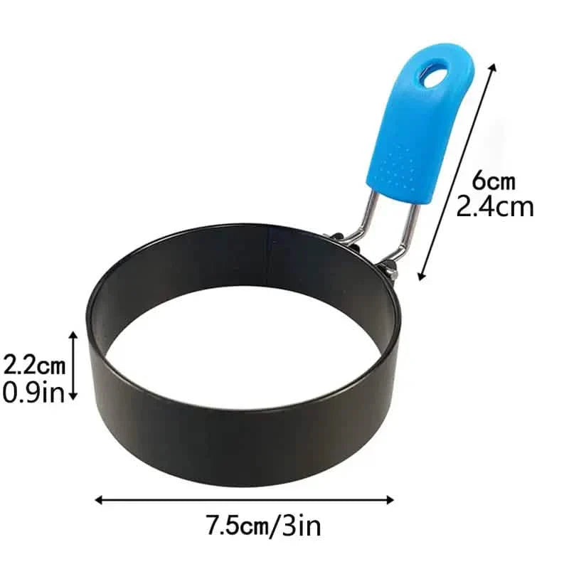 4-Pack: Stainless Steel Egg Non-Stick Omelet Ring DailySale