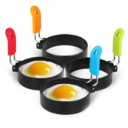 4-Pack: Stainless Steel Egg Non-Stick Omelet Ring DailySale