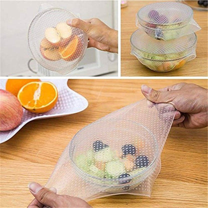 4-Pack: Stretch and Fresh Re-usable Food Wraps DailySale