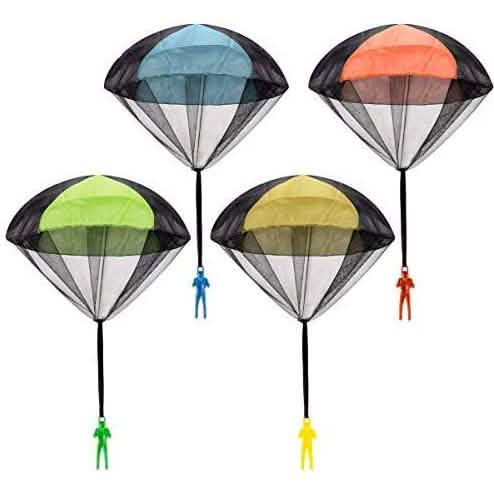 4-Pack: Tangle Free Throwing Toy Parachute DailySale