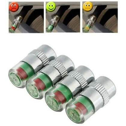4-Pack: Tire Valve Stem Caps Pressure Monitor DailySale