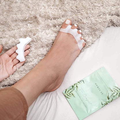 4-Pack: Toe Separator Bunion Toe Spacer for Overlapping Hammer Toe DailySale