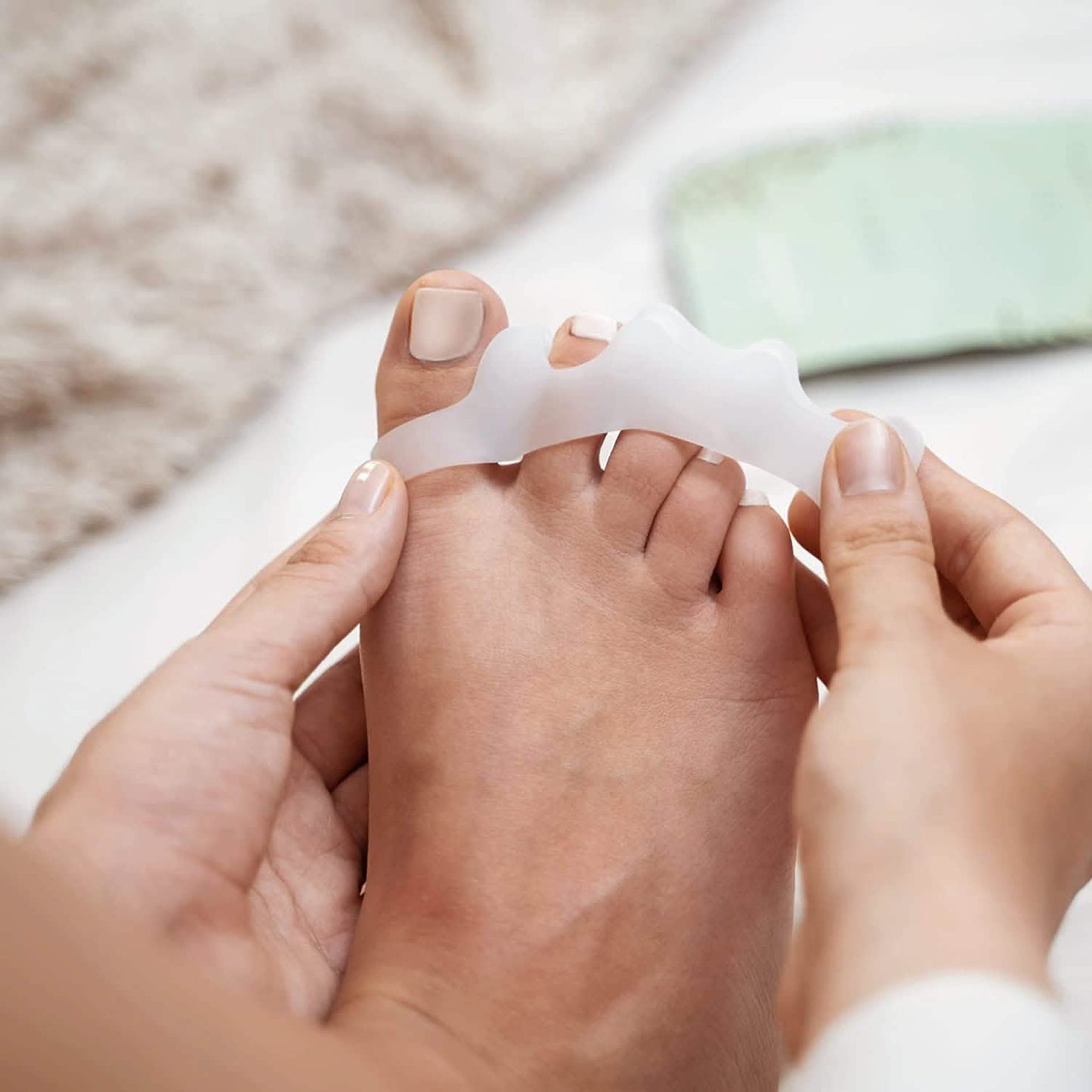 4-Pack: Toe Separator Bunion Toe Spacer for Overlapping Hammer Toe DailySale