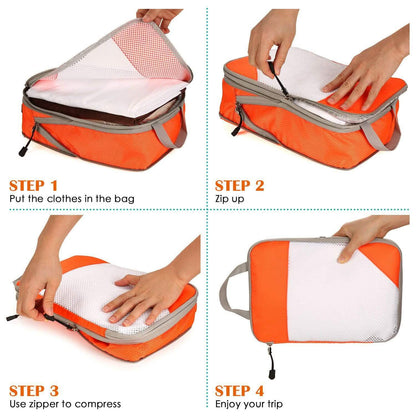 4-Pack: Travel Suitcase Storage Bag Set DailySale