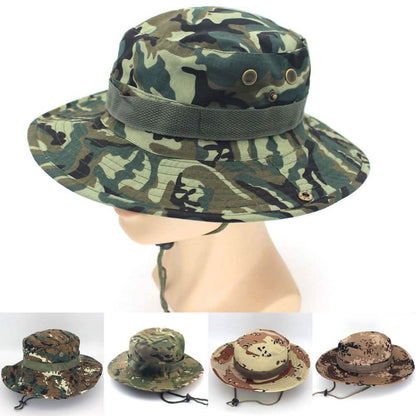 4-Pack: Unisex Camouflage Sun Hat for Outdoors DailySale