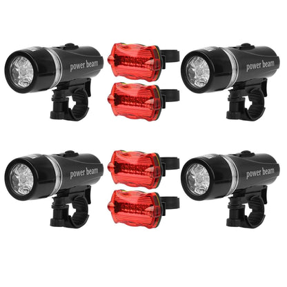 4-Pack: Universal Front Rear Bike Light Set DailySale