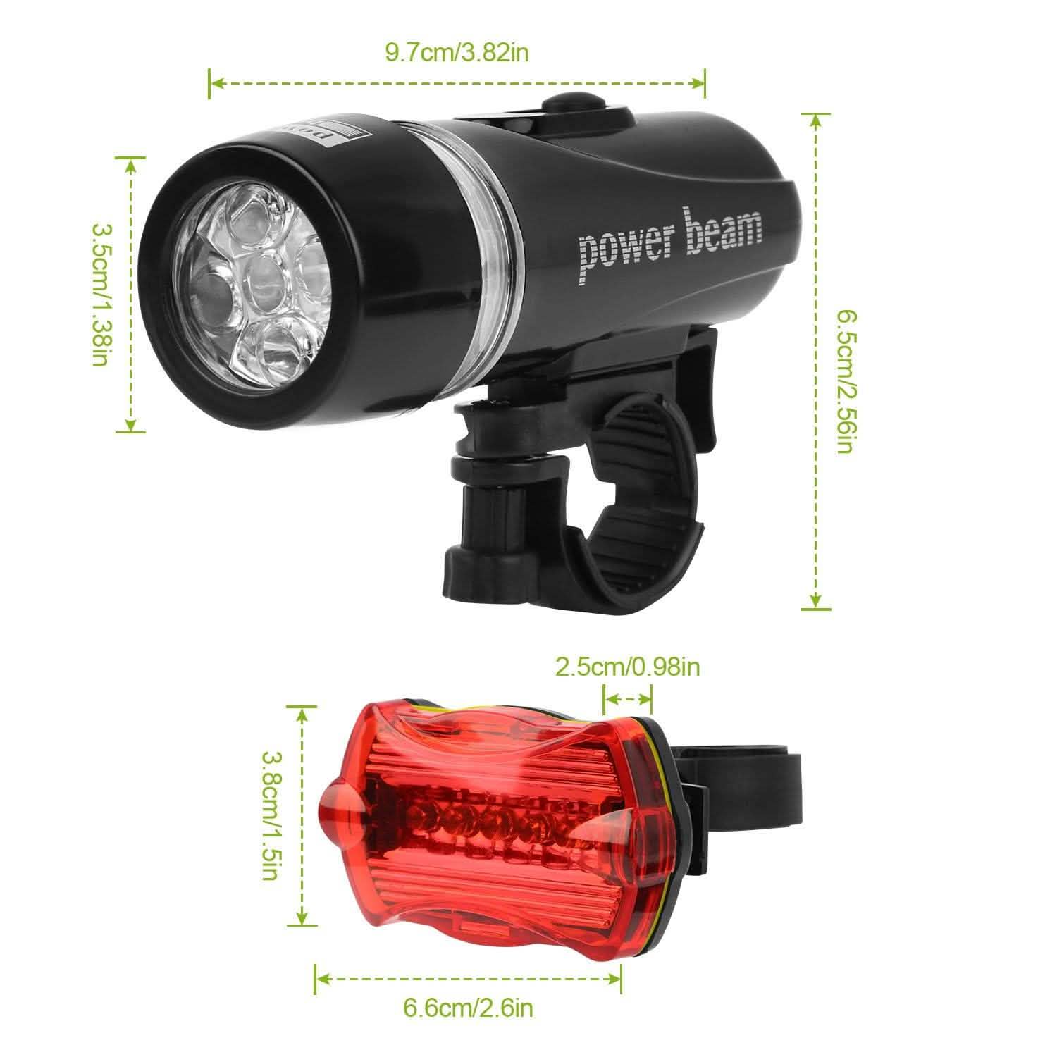 4-Pack: Universal Front Rear Bike Light Set DailySale