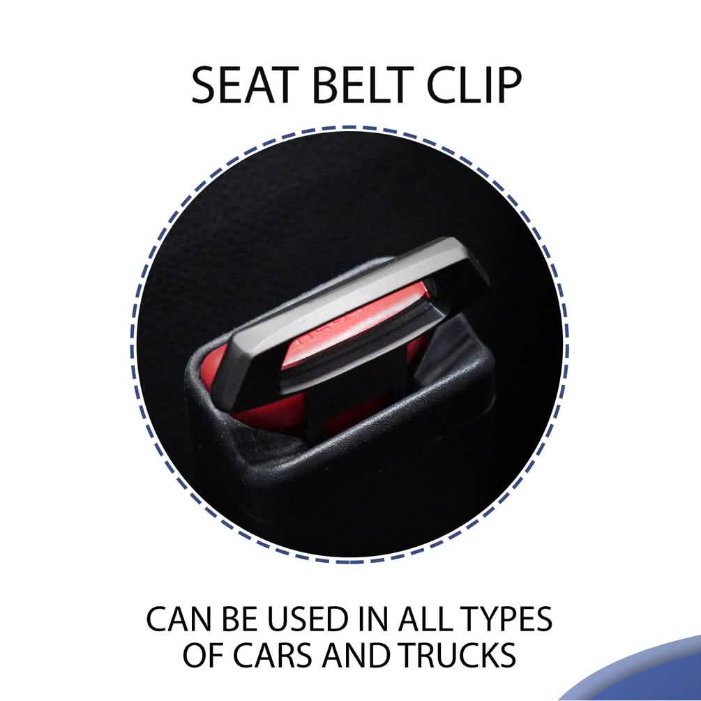 4-Pack: Universal Safety Car Clip Seat Safety Accessories for Most Vehicle, Seat Belts Kit for Cars DailySale