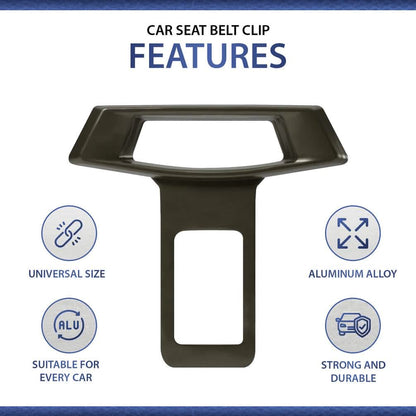 4-Pack: Universal Safety Car Clip Seat Safety Accessories for Most Vehicle, Seat Belts Kit for Cars DailySale