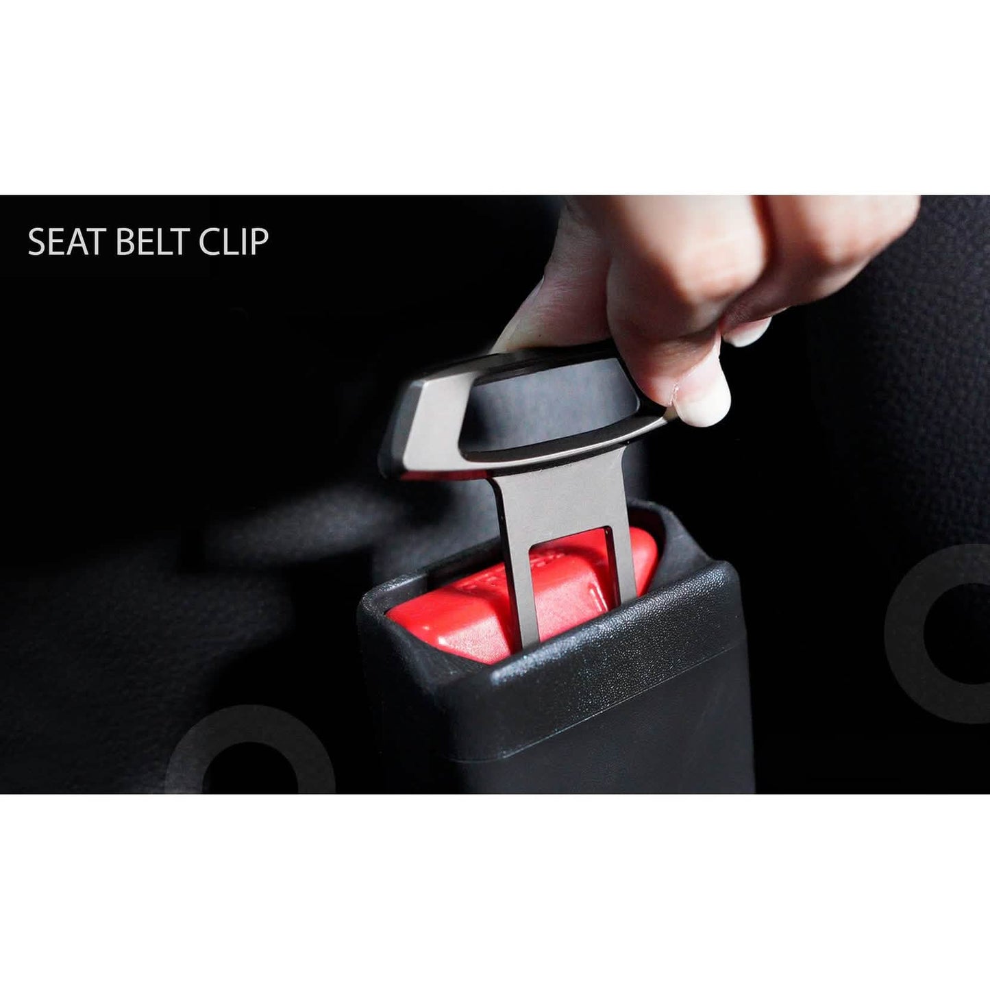 4-Pack: Universal Safety Car Clip Seat Safety Accessories for Most Vehicle, Seat Belts Kit for Cars DailySale