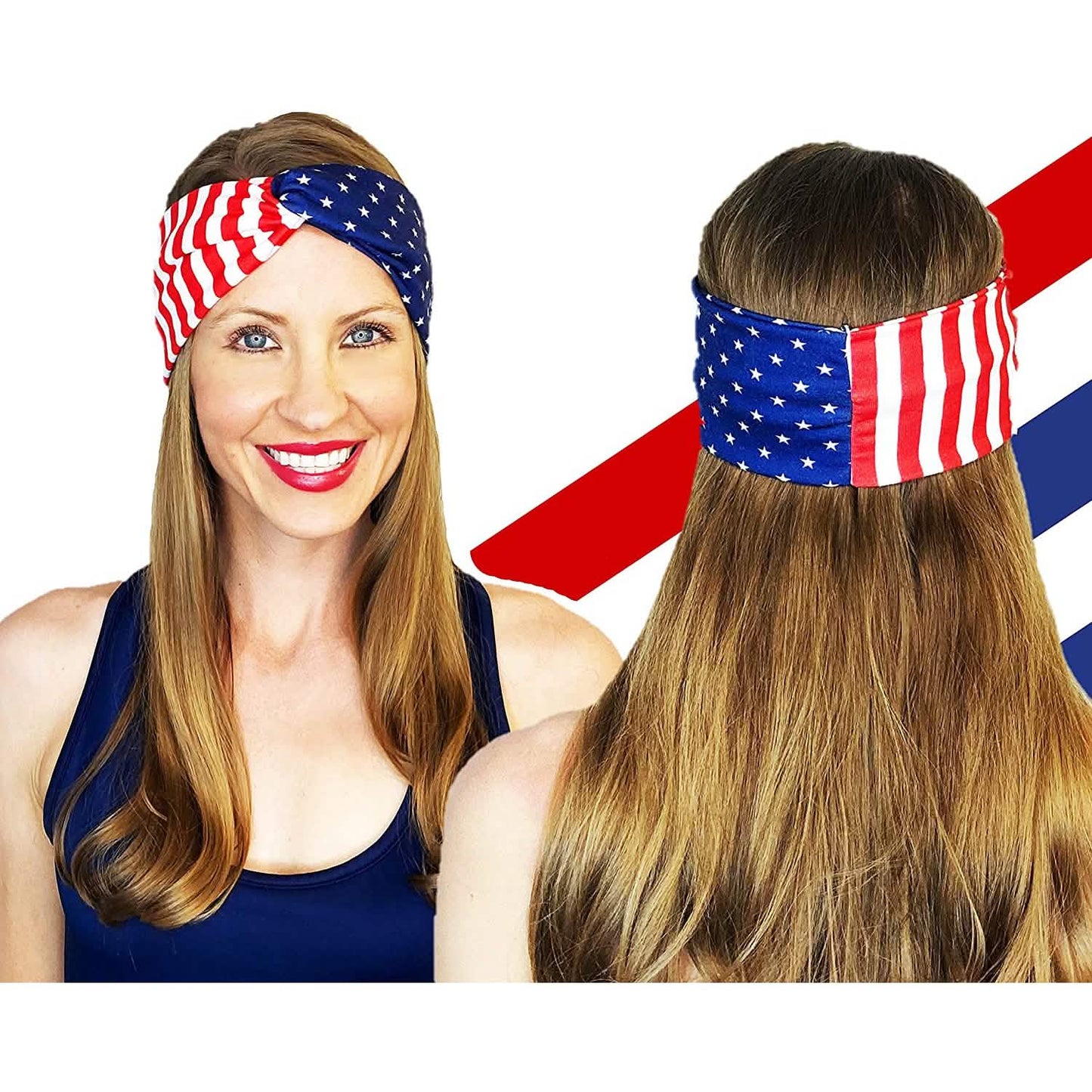 4-Pack: USA American Flag Headbands DailySale