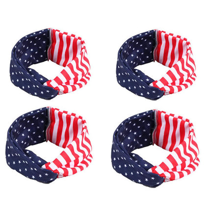 4-Pack: USA American Flag Headbands DailySale
