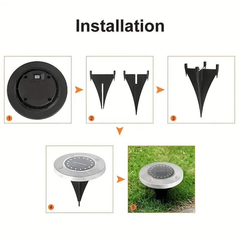 4-Pack: Waterproof Solar Garden Lights DailySale