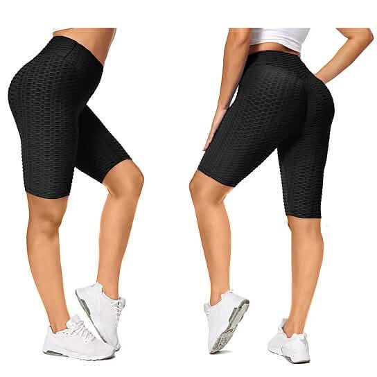 4-Pack Women's Butt Lifting Biker Shorts (Anti-Cellulite) DailySale