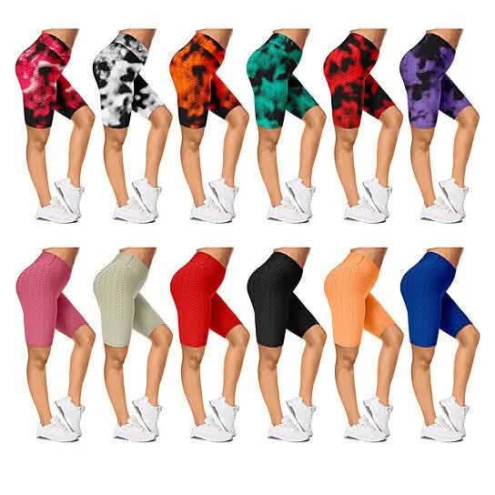 4-Pack Women's Butt Lifting Biker Shorts (Anti-Cellulite) DailySale