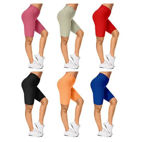 4-Pack Women's Butt Lifting Biker Shorts (Anti-Cellulite) DailySale