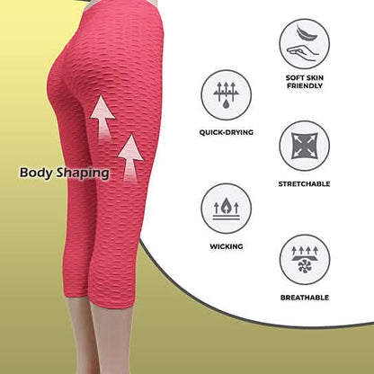 4-Pack: Women's High Waisted Anti Cellulite Solid Leggings DailySale
