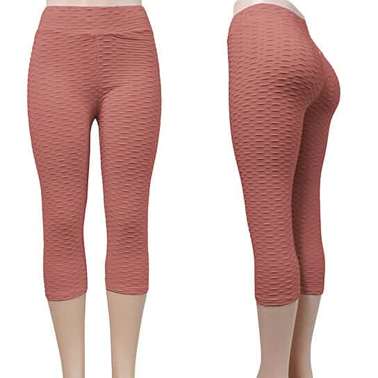 4-Pack: Women's High Waisted Anti Cellulite Solid Leggings DailySale