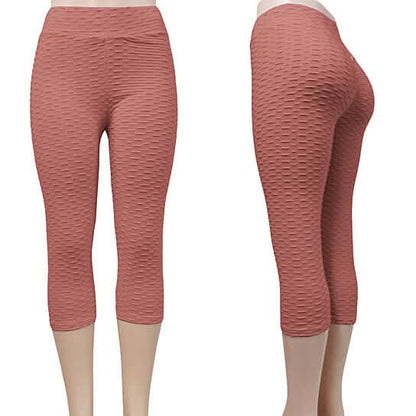 4-Pack: Women's High Waisted Anti Cellulite Solid Leggings DailySale