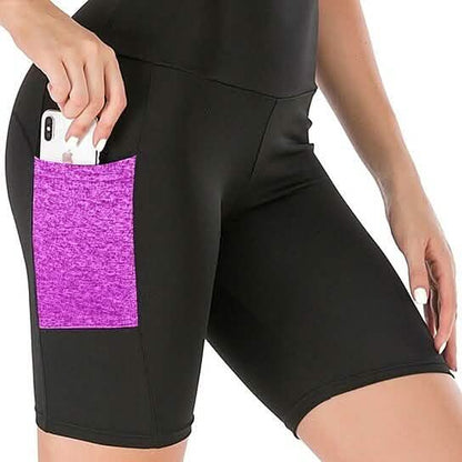 4-Pack: Women's High Waisted Biker Shorts with Pockets DailySale