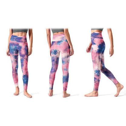 4-Pack: Women's High Waisted Ultra Soft Tie Dye Leggings DailySale