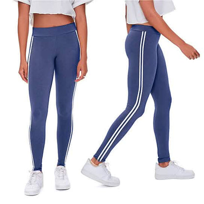 4-Pack: Women's Ultra-Soft Striped Yoga Leggings DailySale