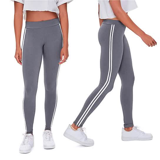 4-Pack: Women's Ultra-Soft Striped Yoga Leggings DailySale