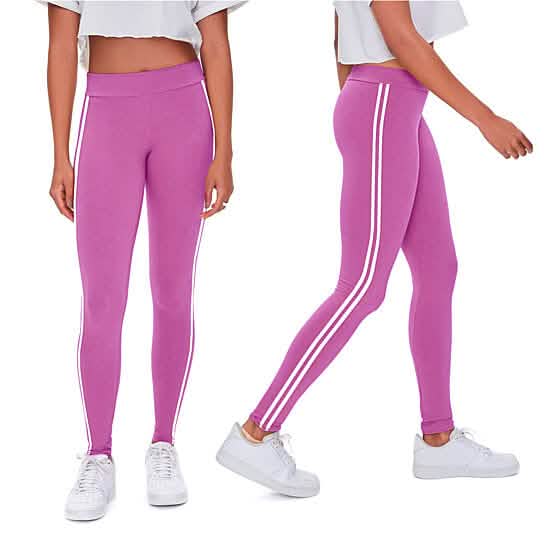 4-Pack: Women's Ultra-Soft Striped Yoga Leggings DailySale