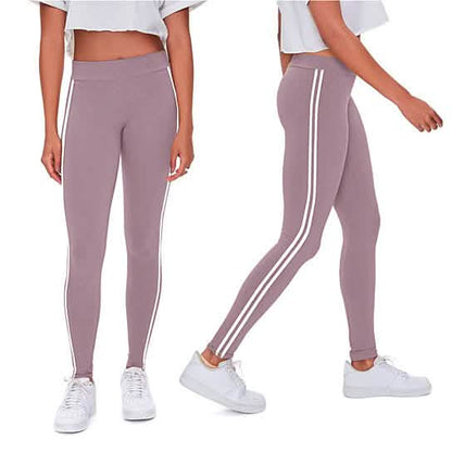 4-Pack: Women's Ultra-Soft Striped Yoga Leggings DailySale