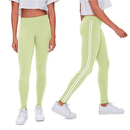 4-Pack: Women's Ultra-Soft Striped Yoga Leggings DailySale