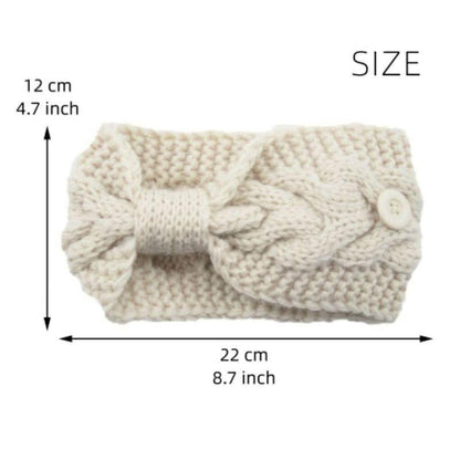 4-Pack: Women's Winter Headband and Ear Warmer with Buttons to Hold Mask DailySale