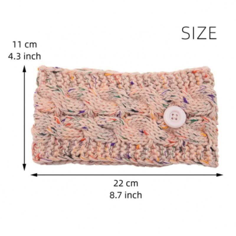 4-Pack: Women's Winter Headband and Ear Warmer with Buttons to Hold Mask DailySale