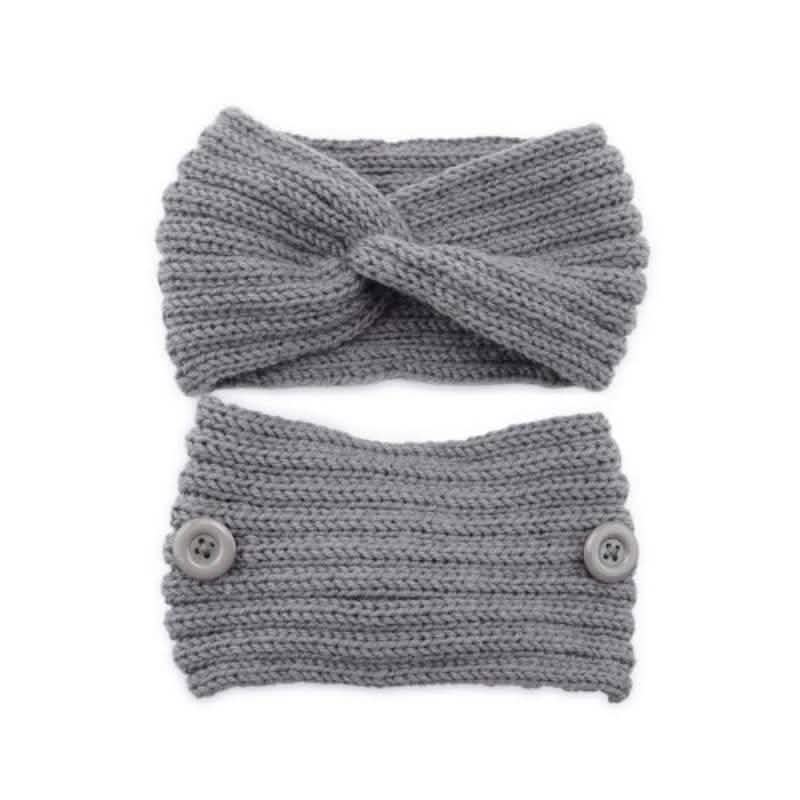 4-Pack: Women's Winter Headband and Ear Warmer with Buttons to Hold Mask DailySale