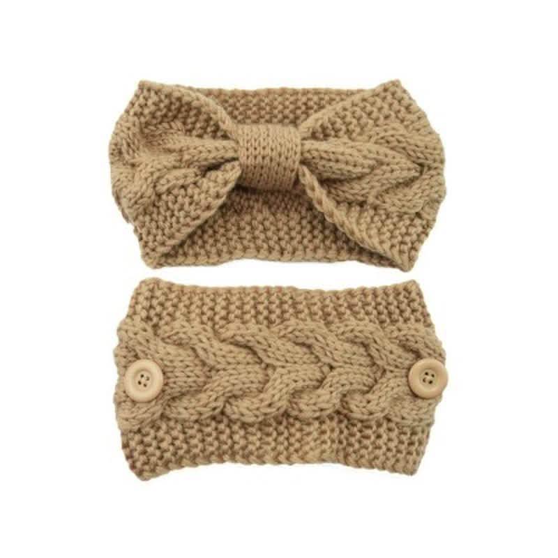 4-Pack: Women's Winter Headband and Ear Warmer with Buttons to Hold Mask DailySale
