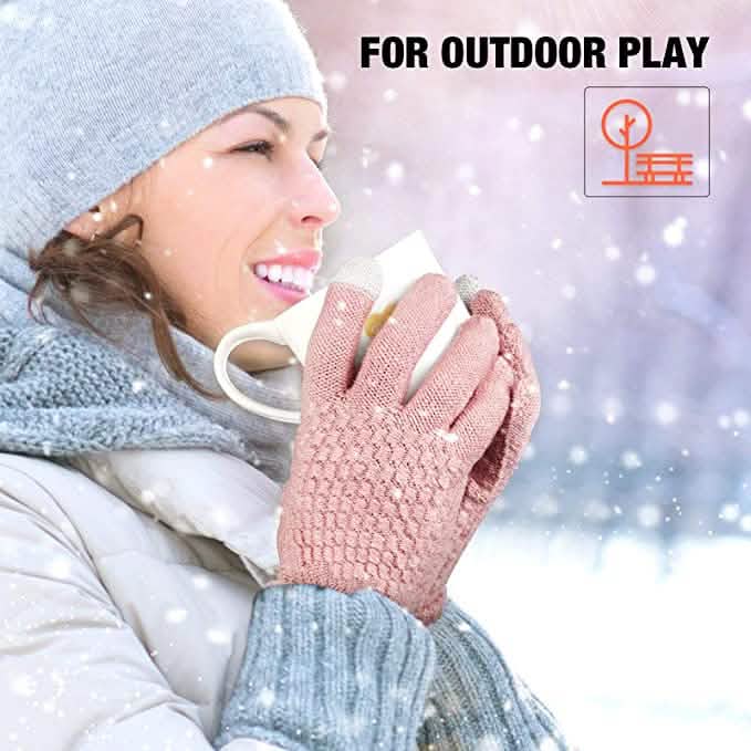 4-Pair: Women's Winter Touch Screen Gloves Warm Fleece DailySale