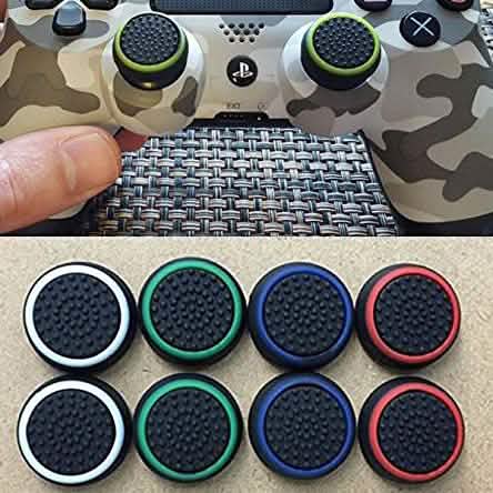 4-Pairs: Silicone Cap Joystick Thumb Grip Protect Cover for PS3 PS4 Xbox 360 Xbox One Wii U Game Controllers DailySale