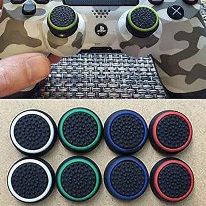 4-Pairs: Silicone Cap Joystick Thumb Grip Protect Cover for PS3 PS4 Xbox 360 Xbox One Wii U Game Controllers DailySale