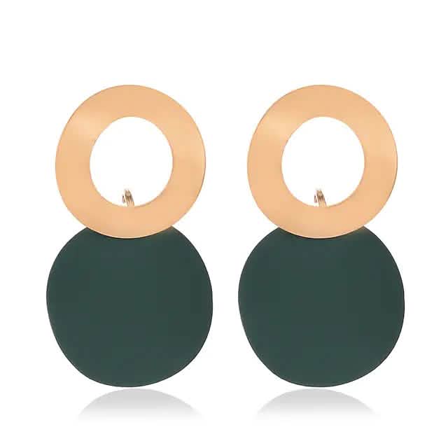 4-Pairs: Women's Holiday Chrome Geometric Ball Earrings DailySale