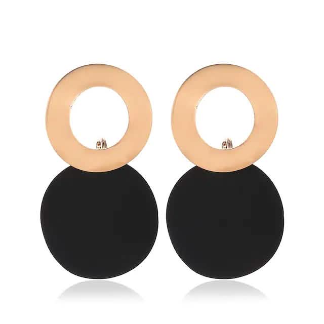 4-Pairs: Women's Holiday Chrome Geometric Ball Earrings DailySale