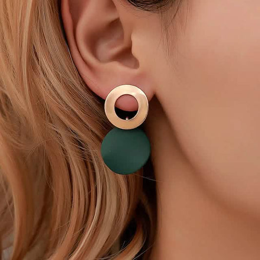 4-Pairs: Women's Holiday Chrome Geometric Ball Earrings DailySale