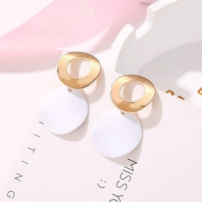 4-Pairs: Women's Holiday Chrome Geometric Ball Earrings DailySale
