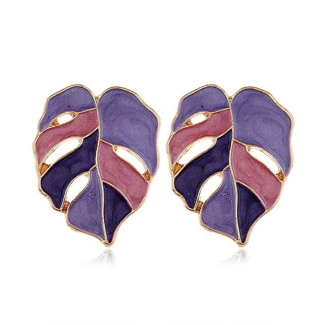 4-Pairs: Women's Vintage Leaf Fashion Earrings DailySale