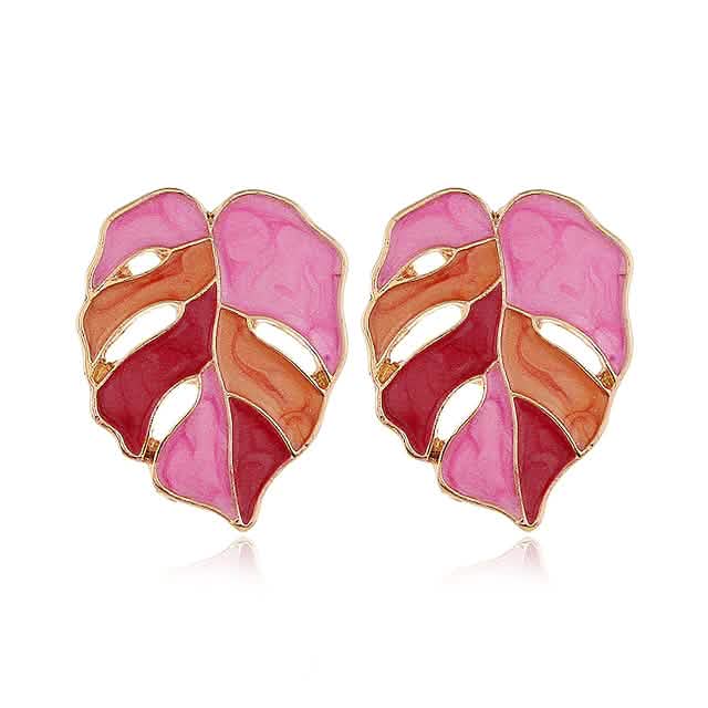 4-Pairs: Women's Vintage Leaf Fashion Earrings DailySale