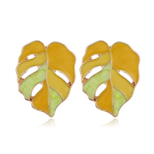 4-Pairs: Women's Vintage Leaf Fashion Earrings DailySale