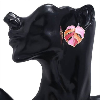 4-Pairs: Women's Vintage Leaf Fashion Earrings DailySale