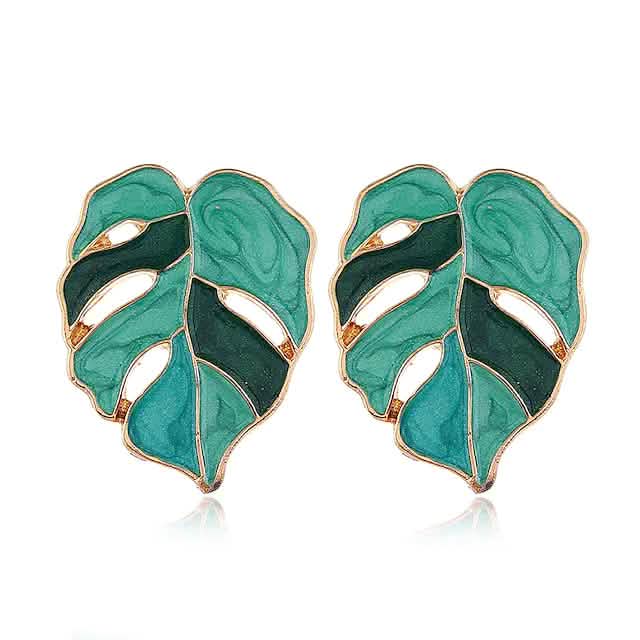4-Pairs: Women's Vintage Leaf Fashion Earrings DailySale