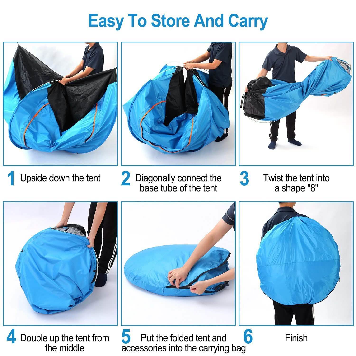 4 Persons Camping Waterproof Tent DailySale