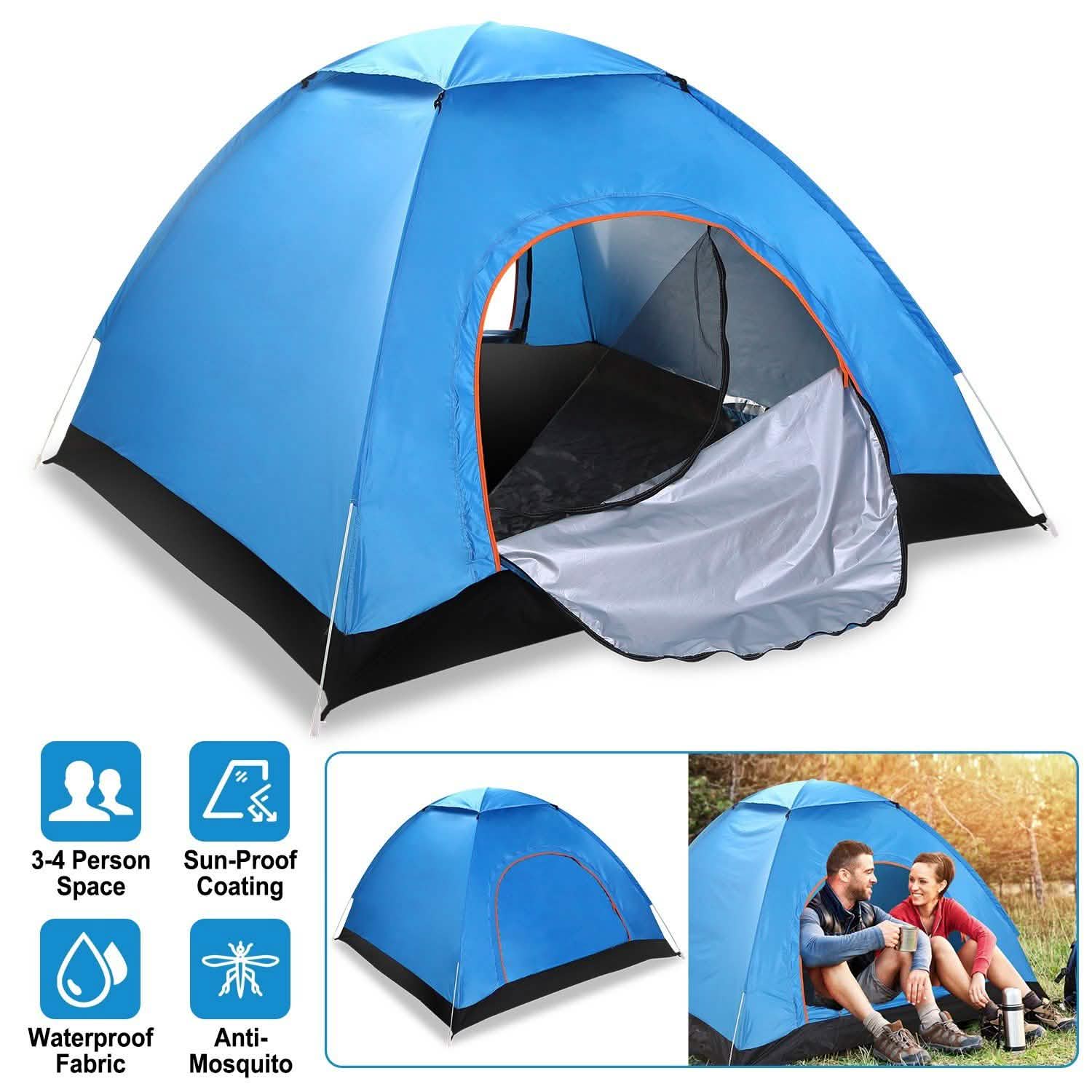 4 Persons Camping Waterproof Tent DailySale