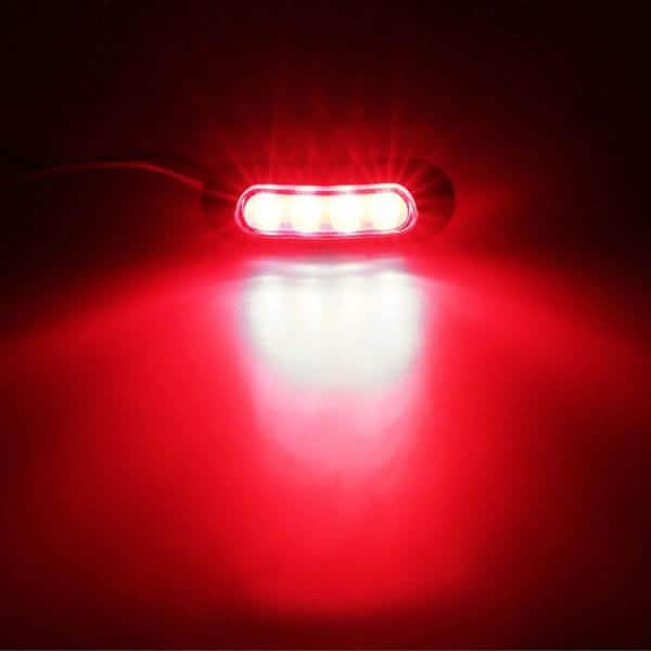 4-Piece: 12V-24V 4 LED Side Marker Indicator Lights DailySale